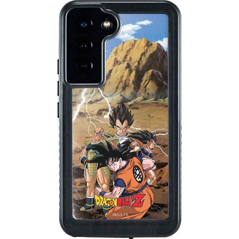 Dragon Ball Z Goku Versus Saiyans Galaxy S24 Plus Waterproof Case